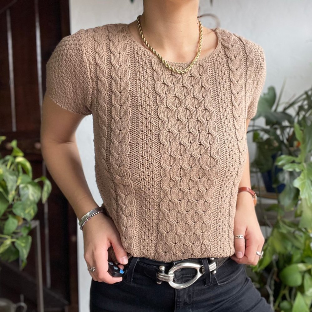 🏷 Sold  | Cross-Country Knits Brown Sweater - Picture 2 of 6
